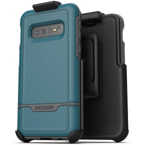 Galaxy S10 Rebel Case And Holster Blue