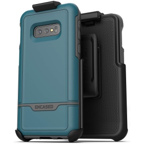 Galaxy S10e Rebel Case And Holster Blue