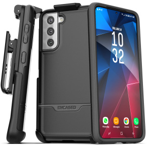 Galaxy S21 Rebel Case and Holster Black