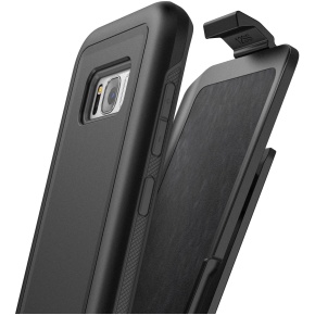 Galaxy S8 Plus Rebel Case And Holster Black