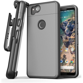 Google Pixel 2 Slimshield Case And Holster Grey