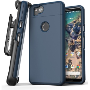Google Pixel 2 XL Slimshield Case And Holster Blue