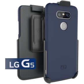 LG G5 Slimshield Case And Holster Blue
