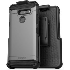 LG G8 Thinq Scorpio Case And Holster Grey