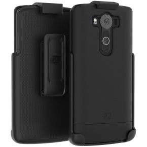 LG V10 Slimshield Case And Holster Black