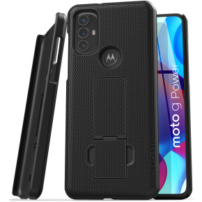 Moto G Power 2022 DuraClip Case with Belt Clip Holster