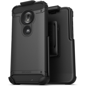 Moto G7 Play Scorpio Black with Holster