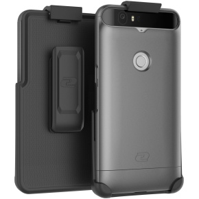 Nexus 6p Slimshield Case And Holster Grey