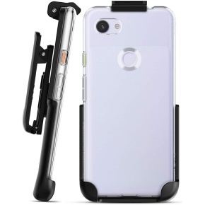 Pixel 3a Spigen Liquid Crystal Holster Black