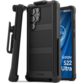 Samsung Galaxy S22 Ultra Falcon Shield Screenless Case with Belt Clip Holster