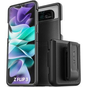Samsung Galaxy Z Flip 3 Duraclip Combo Case with Belt Clip Holster