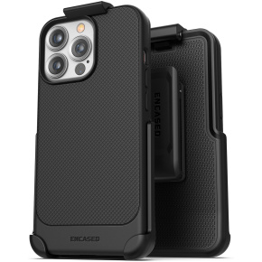 iPhone 13 Pro Max Thin Armor Case with Belt Clip Holster