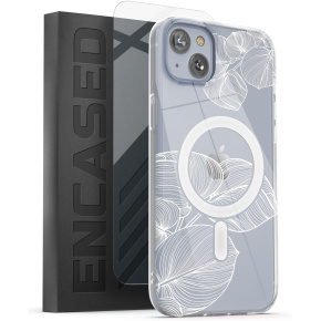 iPhone 14 Lexion Case in Lace Leaf with Screen Protector - MagSafe Compatible