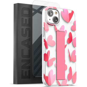 iPhone 14 Plus Loop Case in Heart Butterfly with Screen Protector