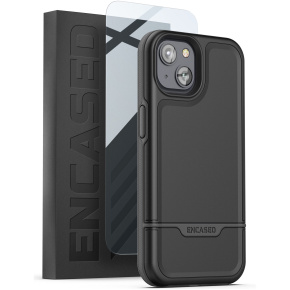 iPhone 14 Plus Rebel Case in Black with Screen Protector