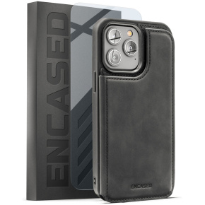 iPhone 14 Pro Flipback Wallet Case with Screen Protector