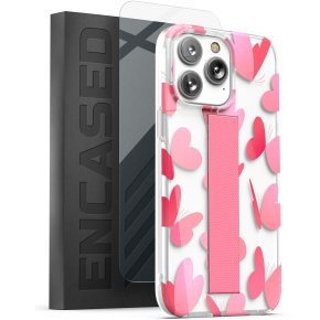 iPhone 14 Pro Loop Case in Heart Butterfly with Screen Protector