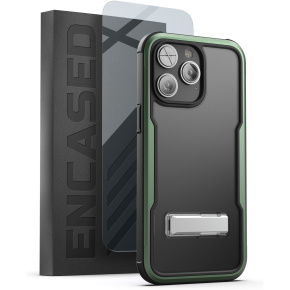 iPhone 14 Pro Max Exos Armor Case in Green with Screen Protector