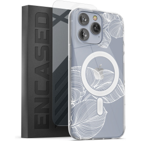 iPhone 14 Pro Max Lexion Case in Lace Leaf with Screen Protector - MagSafe Compatible