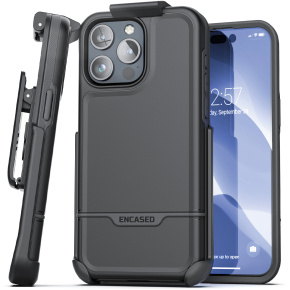iPhone 15 Pro Max Rebel Case with Belt Clip Holster
