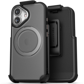 iPhone 16 Kickstand Magsafe Case with Belt Clip Holster