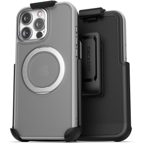 iPhone 16 Pro Max Kickstand Magsafe Case with Belt Clip Holster
