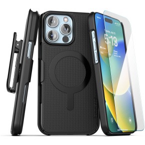 iPhone 16 Pro Max SlimLine Magsafe Case with Belt Clip Holster