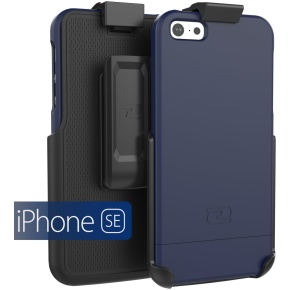 iPhone Se Slimshield Case And Holster Blue