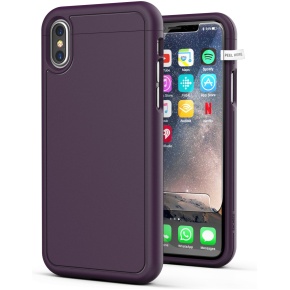 iPhone X Slimshield Case Purple