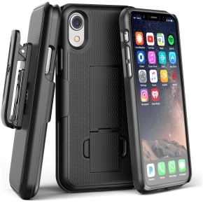 iPhone XR Duraclip Case And Holster Black