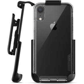 iPhone XR Tech 21 Pure Clear Holster Black