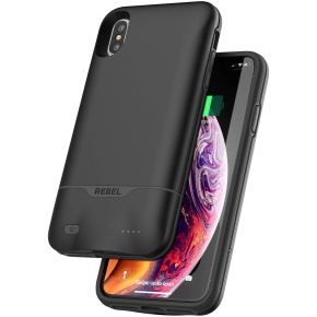 iPhone XS Max Rebel Power Battery Case Black