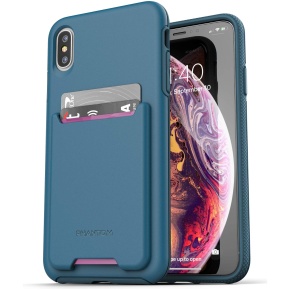iPhone Xs Max Phantom Wallet Case Blue